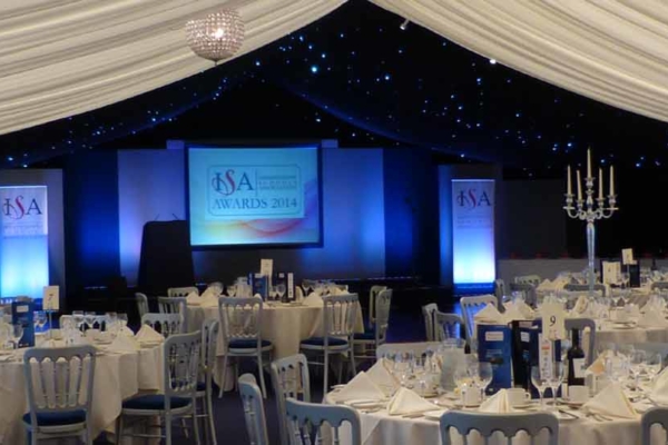 ISA Awards Coomb Abbey In The Marquee Cropped ISA Awards Coomb Abbey In The Marquee Cropped